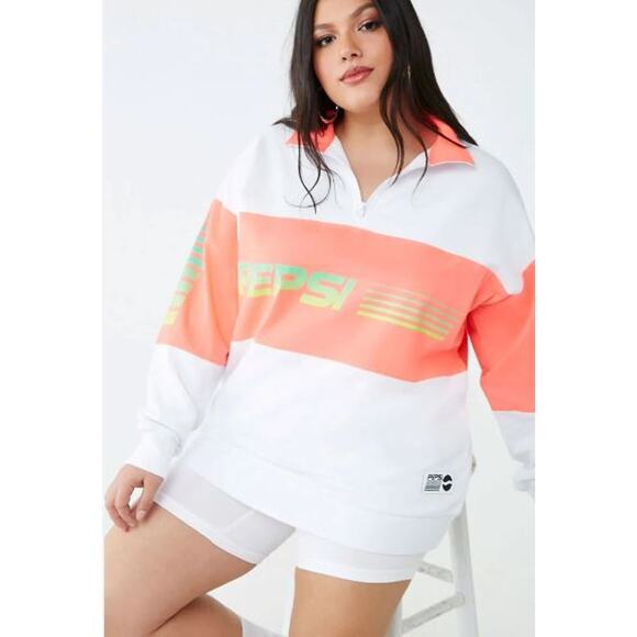 Forever 21 Tops - Pepsi x Forever21 Collection Retro French Terry Pullover Sweatshirt